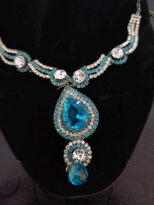 Sparkling Blue Necklace