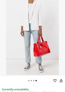 Armani Red Tote- For Office And College Women
