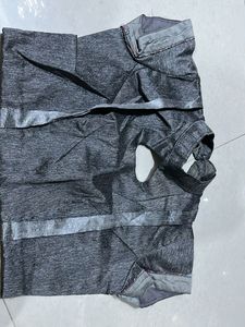 Simple Blouse With Belt