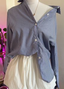 Striped Button-Down Shirt