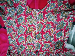 Floral Print Fit &amp; Flare Dress