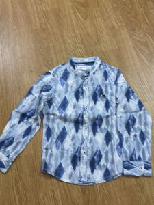 Boy's Patterned Casual Shirt