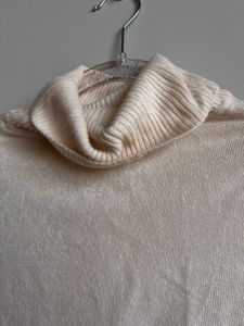 Cream Knitted Turtleneck