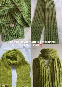 Hiroshi Green Scarf