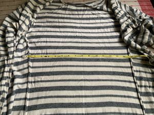Striped Longline Shrug