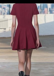 Zara Burgundy Dress