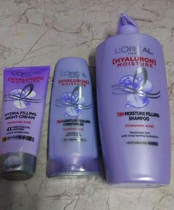 Shampoo & Conditioner & Night Cream
