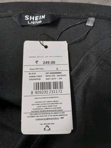 Strapless Typographic Print Short Tube Fitted Top