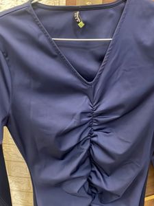 Navy Blue Mini Dress