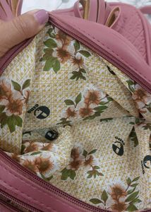 Beautiful Backpack In Dusky Pink