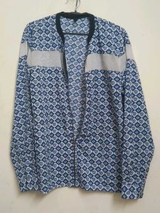 Patterned Zip-Up Jacket