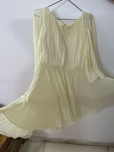 Creamy Chiffon Dress