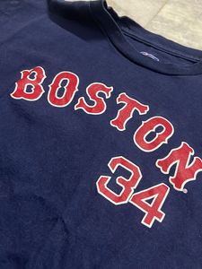 Boston Red Sox #34 Navy Tee