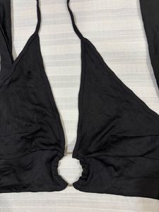 Black Halter Top