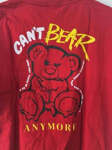 Red Graphic Printed T-Shirt