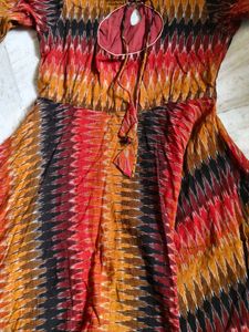 Stylish Multicolor Ethnic Dress
