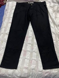 D Fourteen Branded Black Pant