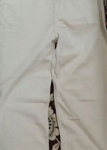 White Straight Leg Denim Jeans