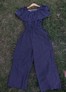 Polka Dot Jumpsuit For Everyday Wear