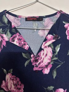 109 F Flower Print Dress
