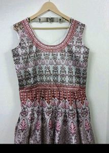 Elegant Ethnic Gown with Dupatta