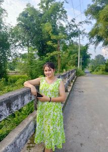 Green &amp; White Sundress