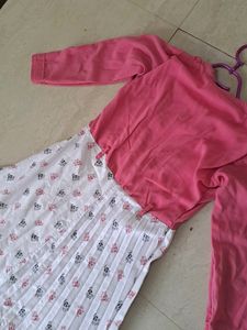 Pink And White Dress ❤️‍🔥❤️‍🔥❤️‍🔥