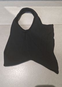 BLACK CORSET TANK TOP