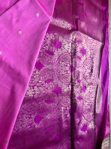 Pink Light Weight Silk Saree