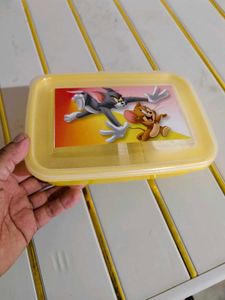 Fun Tom & Jerry Kids Lunch Box - Yellow