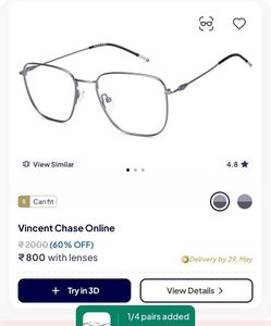 Offer Any Lenskart Eyeglasses