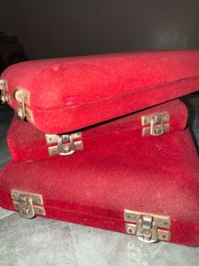 Set Of 3 Vintage Jewelry Box