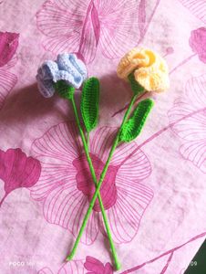 Crochet Carnation Flower (Only 1)