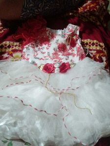 Floral & Tulle Party Dress