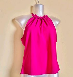 Size S/M 🎁Buy 2 Get 1 Free 🎁Pink Halter Top