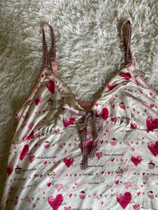 Heart &amp; Cupcake Print Nightgown