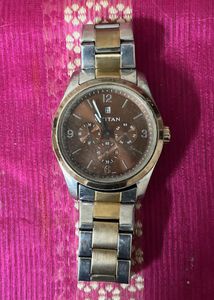 Titan Steel Analog Watch for men.