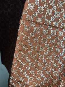 Stylish Rust Kurta with sleeves