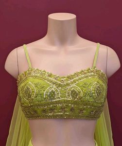 Bollywood Designer Green Net Lehenga Choli