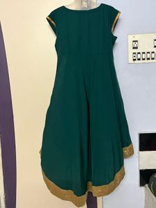 Pintrest Elegant Green Ethnic Gown