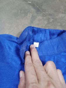 Kid&#39;s Blue 💙 And White Kurta Set