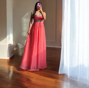 Peach Embellished Gown