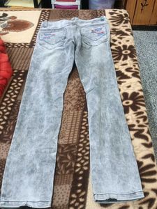 Stylish Grey Denim Jeans