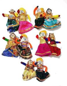 Vintage Handmade Indian Puppets
