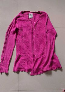 Rose Pink Cardigan with FREEGIFT