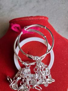 Baby Silver Bangles O To 1 Year