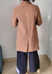 Blush Pink Wool Blend Coat