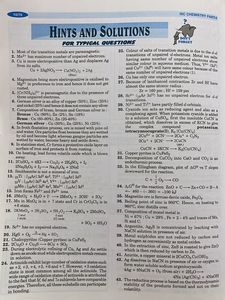 ISC Chemistry Class XII
