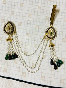 Indian Bridal Saari Pin with Hanging Clip