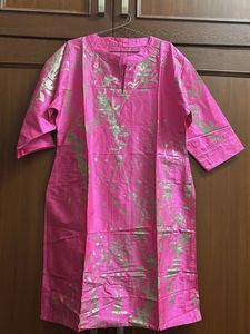 Pink Floral Kurti